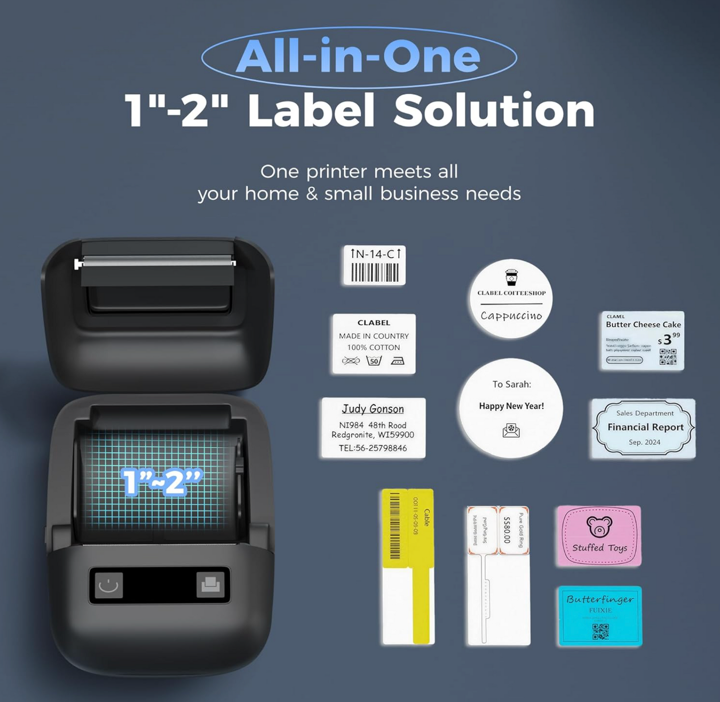 Label Maker Machine with Tape