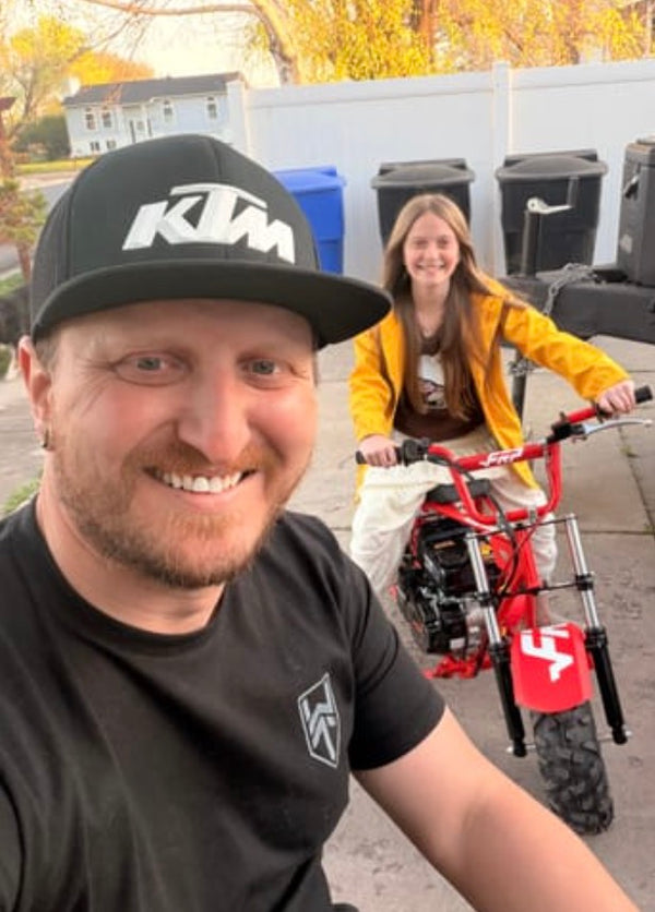 FRP Moto GMB100 trail mini bike photo