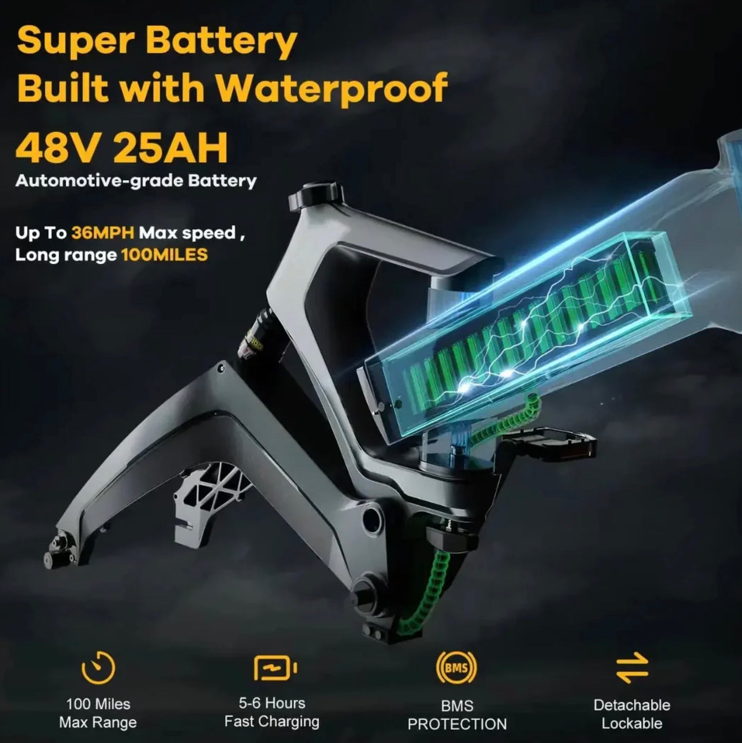 Special Deals - 48V25AH 100 Miles 28MPH